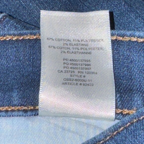 Aritzia Sunday Best Switch High Rise Skinny Jeans Women's 26 Blue Medium Wash - Picture 5 of 5